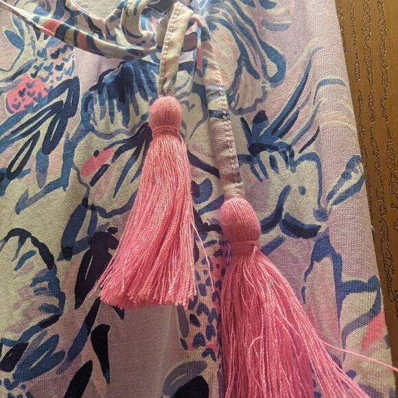 Lilly Pulitzer Floral Dress in Blue and Pink - Picture 6 of 6